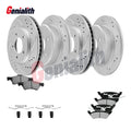 Drilled Rotors & Brake Pads for Chrysler Town & Country, Grand Caravan