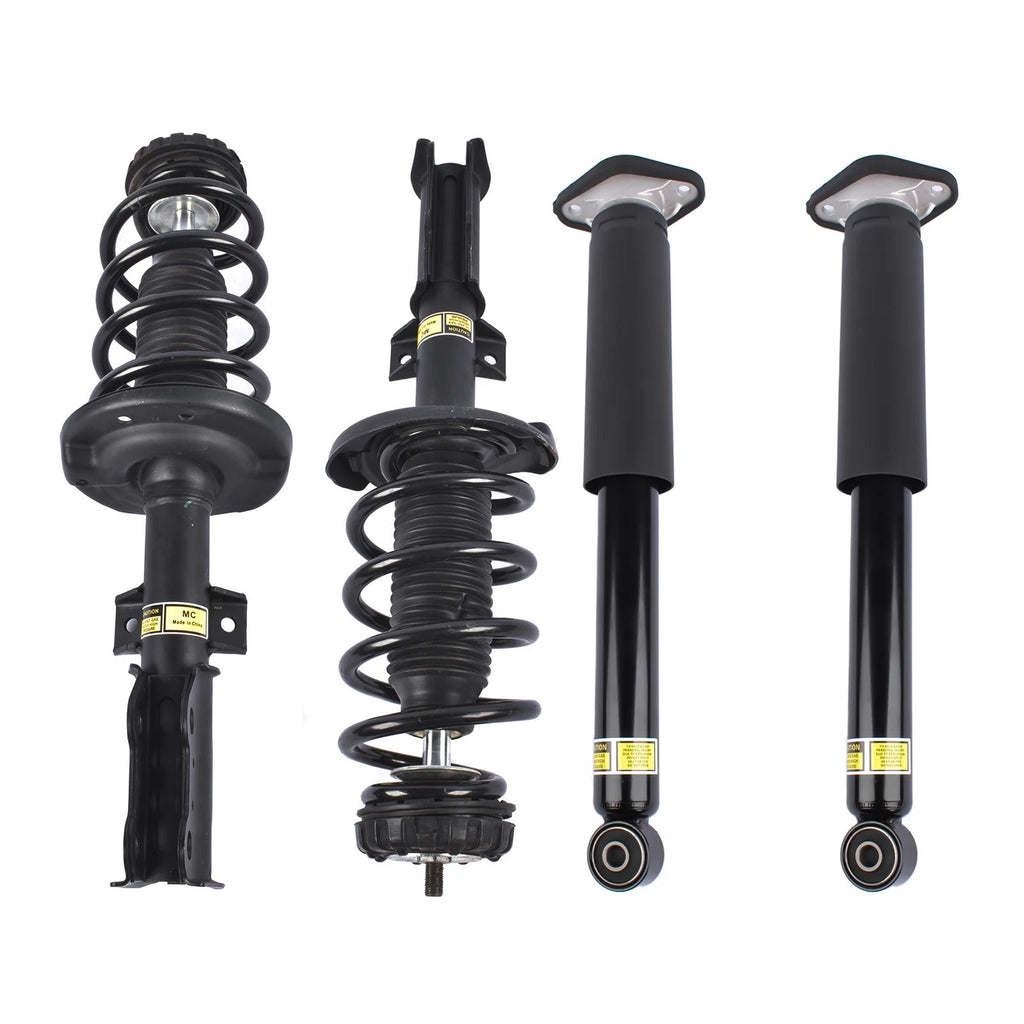 Set of 4 Complete Strut & Spring Assemblies & Rear Shock Absorbers for Cadillac SRX (2004–2016)
