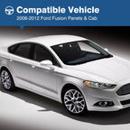 Pair Rocker Panels for Ford Fusion (2006–2012) Left + Right Side