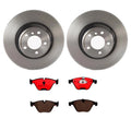 Brembo Front Brake Kit 348mm Disc Rotors & Ceramic Pads for BMW 7-Series (2002–2008)