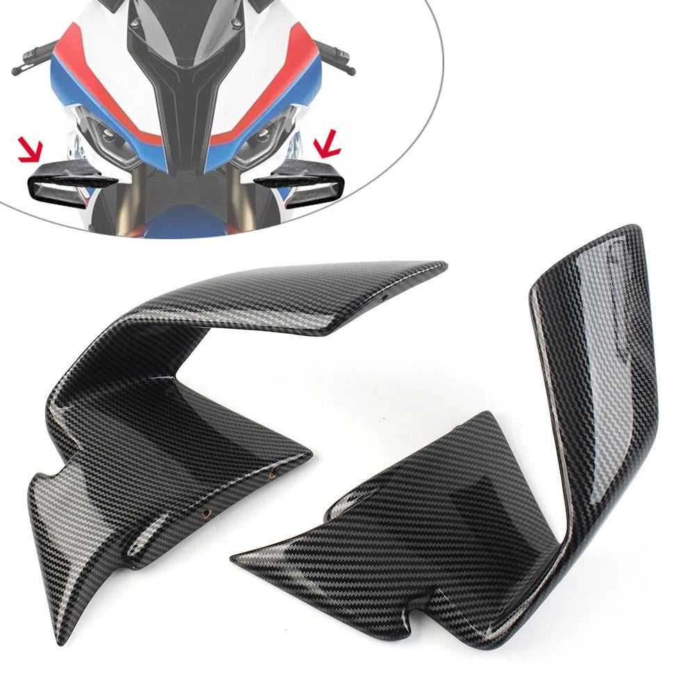 Front Siler Fixed Wind Winglets for BMW S1000RR M1000RR (2019–2022) Carbon Fiber