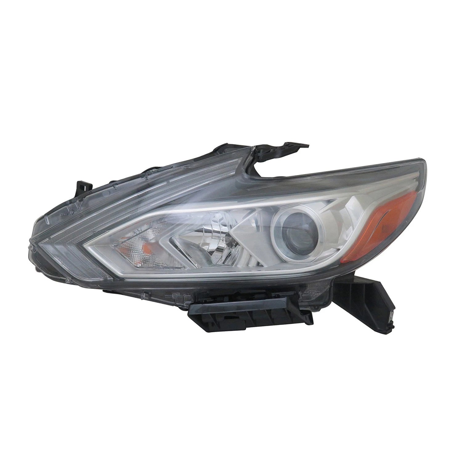Left Halogen Headlight Assembly w Chrome Bezel for Ford F150 (2009–2014)
