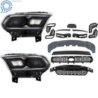 Front Bumper Grill & Headlight Assembly Pair for Dodge Durango (2021-2023)