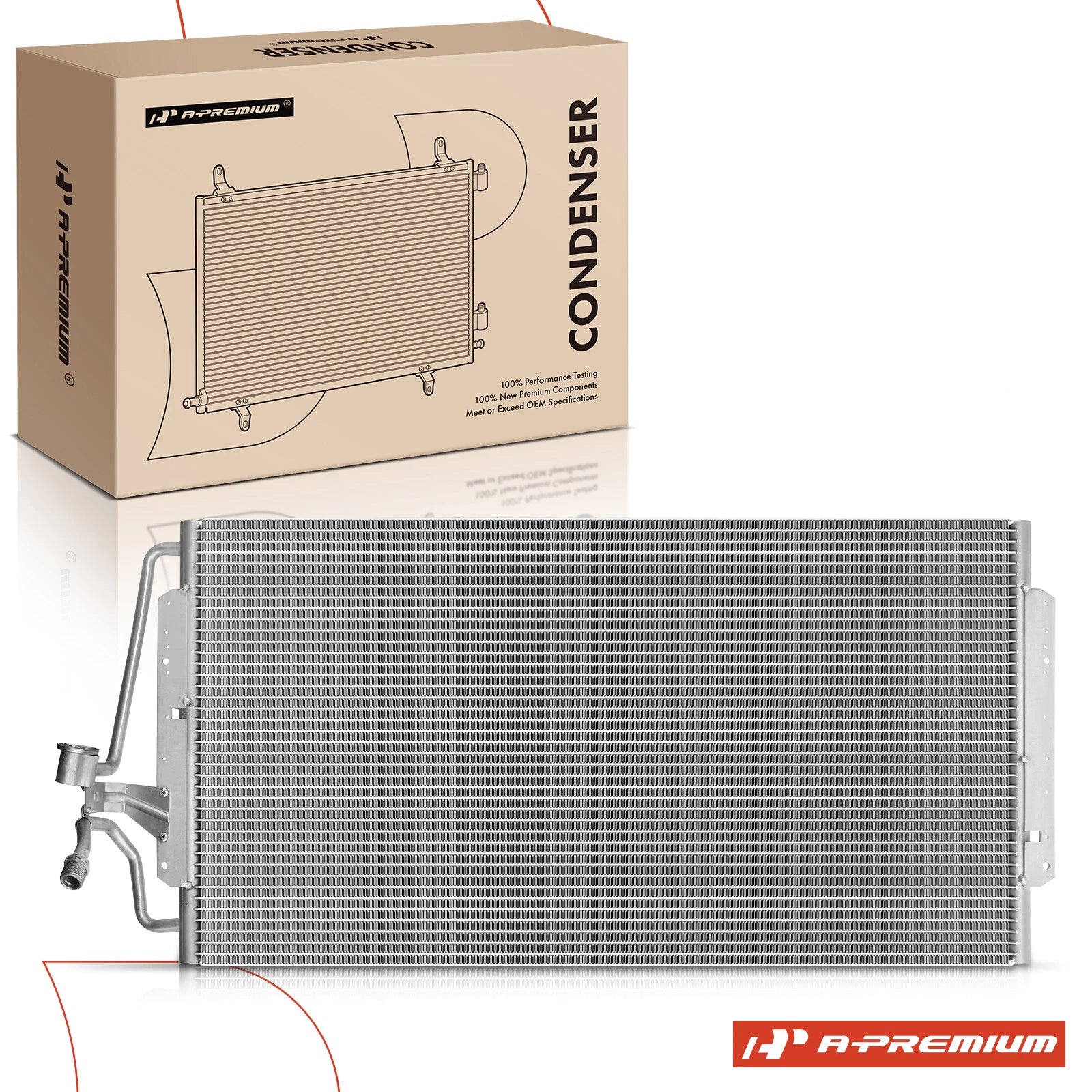 A/C Condenser with Bracket for Chevrolet Venture Oldsmobile Silhouette (1997–2005)