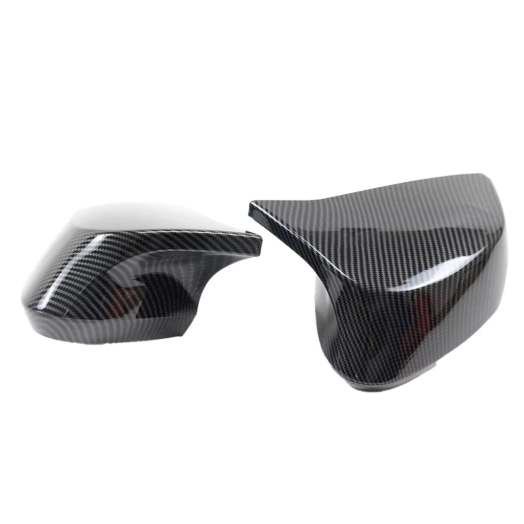 Pair Carbon Look Rearview Side Wing Mirror Cover Caps for Corvette C8 (2020–2024)
