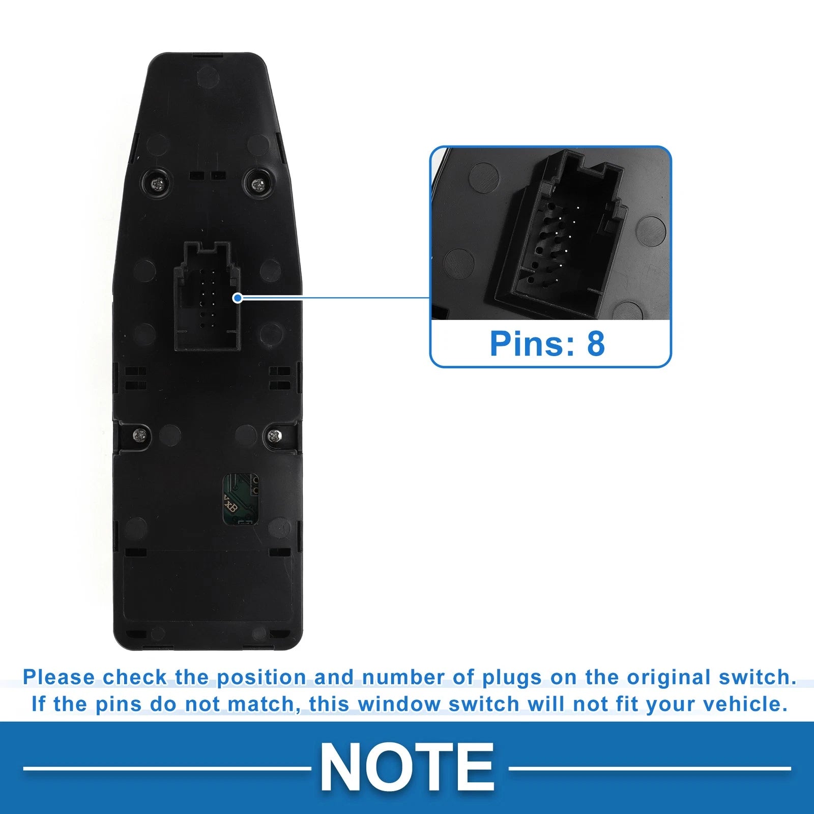 Power Window Switch No. 61319297349 for BMW X5 (2016–2018)