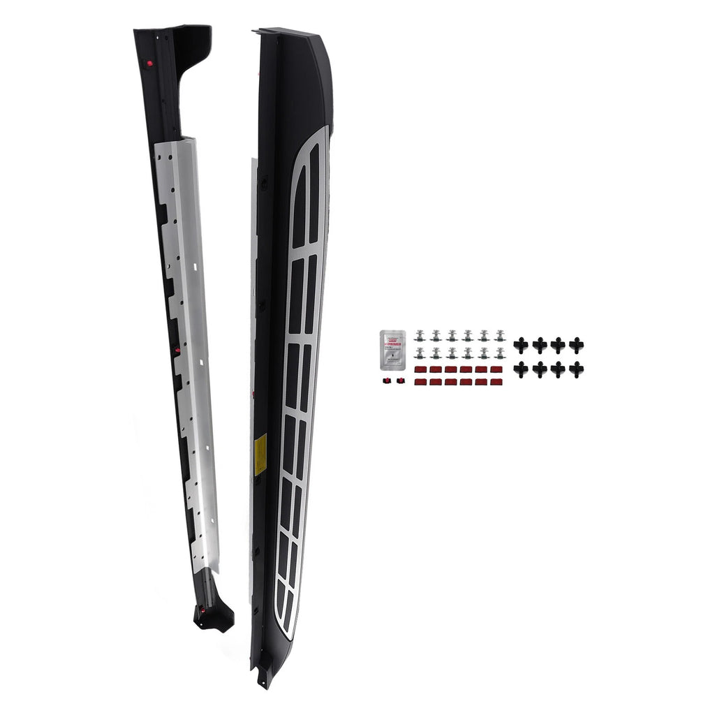 Heavy Duty Side Steps Running Board for Kia Telluride 19-24 Aluminum Black ABS