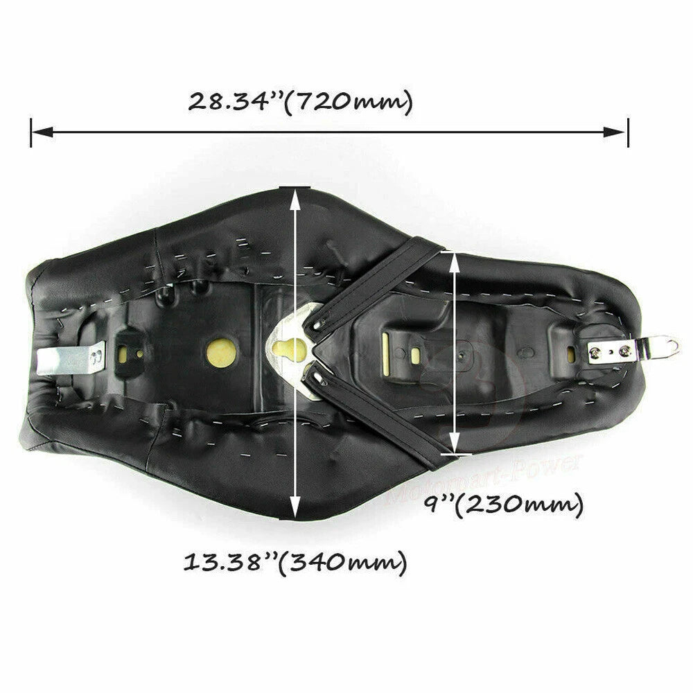 Two-Up Seat for Harley Iron XL883 XL1200C Sportster (2004–2023)
