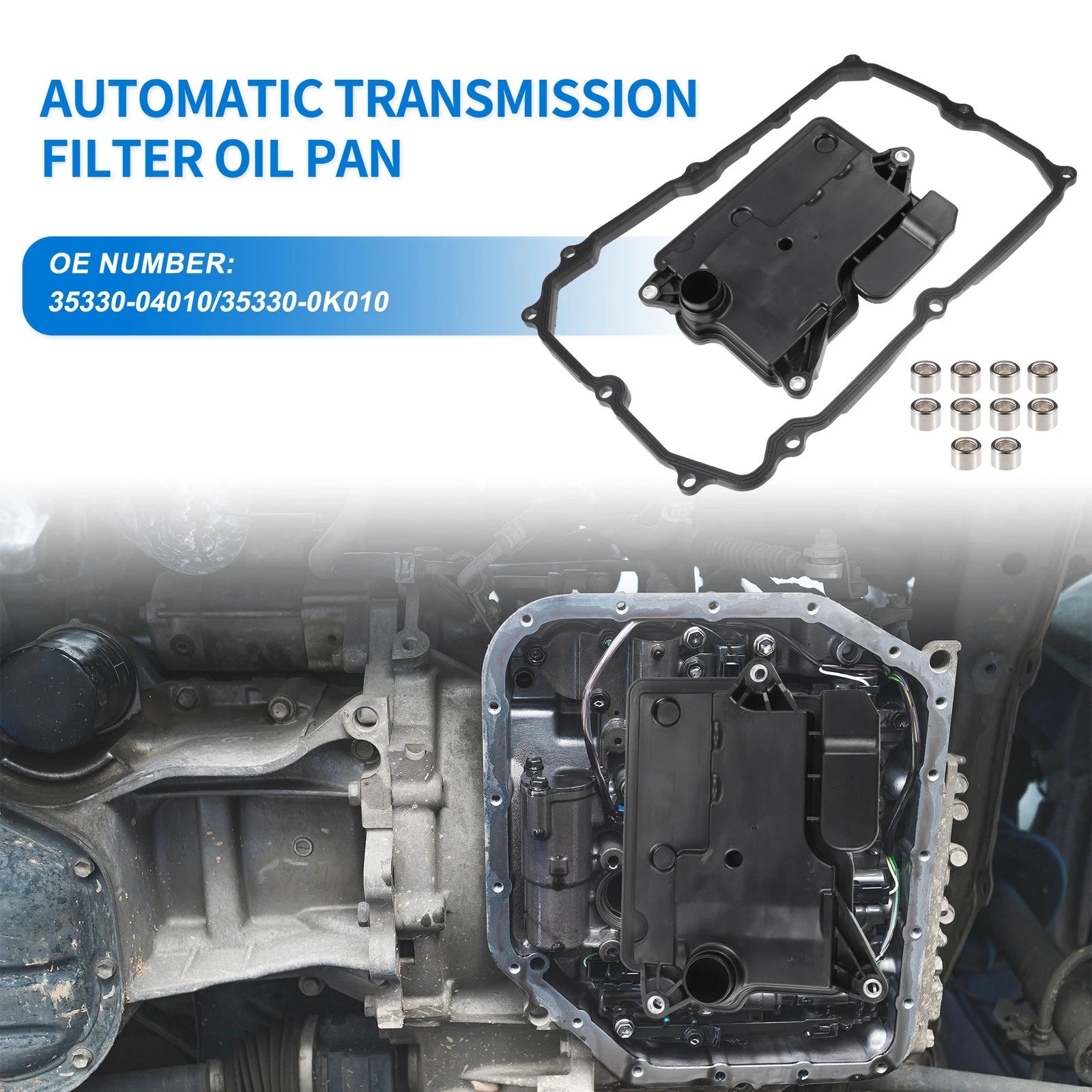 Transmission Filter Oil Pan Gasket Kit for Toyota Tacoma (No. 35330-04010)