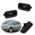 Smoked Black Side Marker Reflector Lights for Audi A6 S6 A4 (C5 C6 B6 B7)