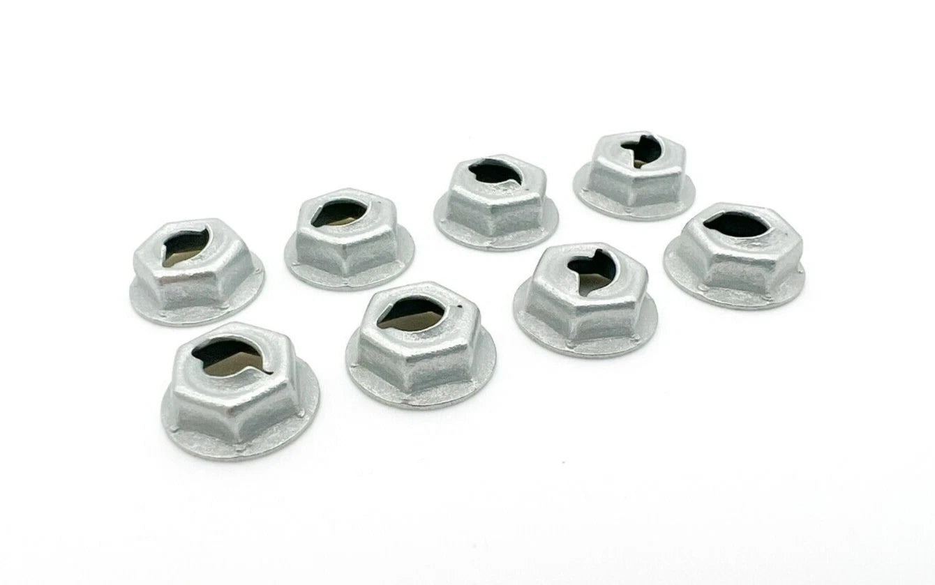 3 Badge Emblem Body Mounting Speed Nuts Replacement for GM Models (1968–1990)