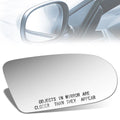 Passenger Side Rear View Door Mirror Glass for Geo Prizm (1991–1992)