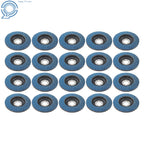 20 Pcs Zirconium Flap Wheels for Angle Grinder 5 Inch 40 Grit Type 29