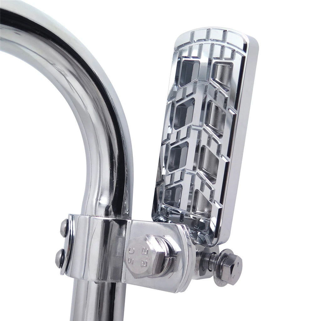 CNC Footpeg Rest Kit Chrome for Suzuki Boulevard M90 S50 M50Z (2006–2023)