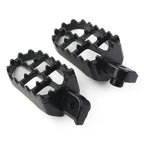 CNC Wide Foot Pegs Rear Set Pedals for Universal Motorcycle Bike Black