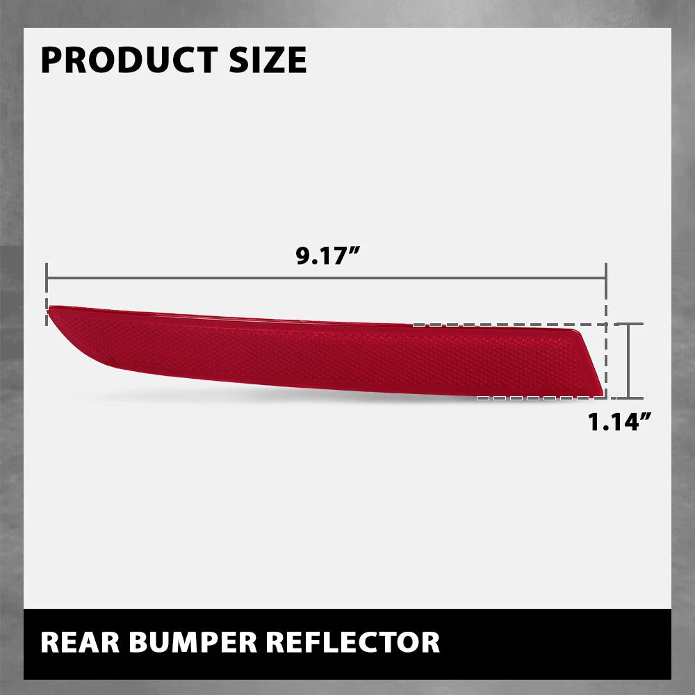 Rear Bumper Reflector Lens for BMW F10 5-Series (2014–2016)