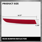 Rear Bumper Reflector Lens for BMW F10 5-Series (2014–2016)