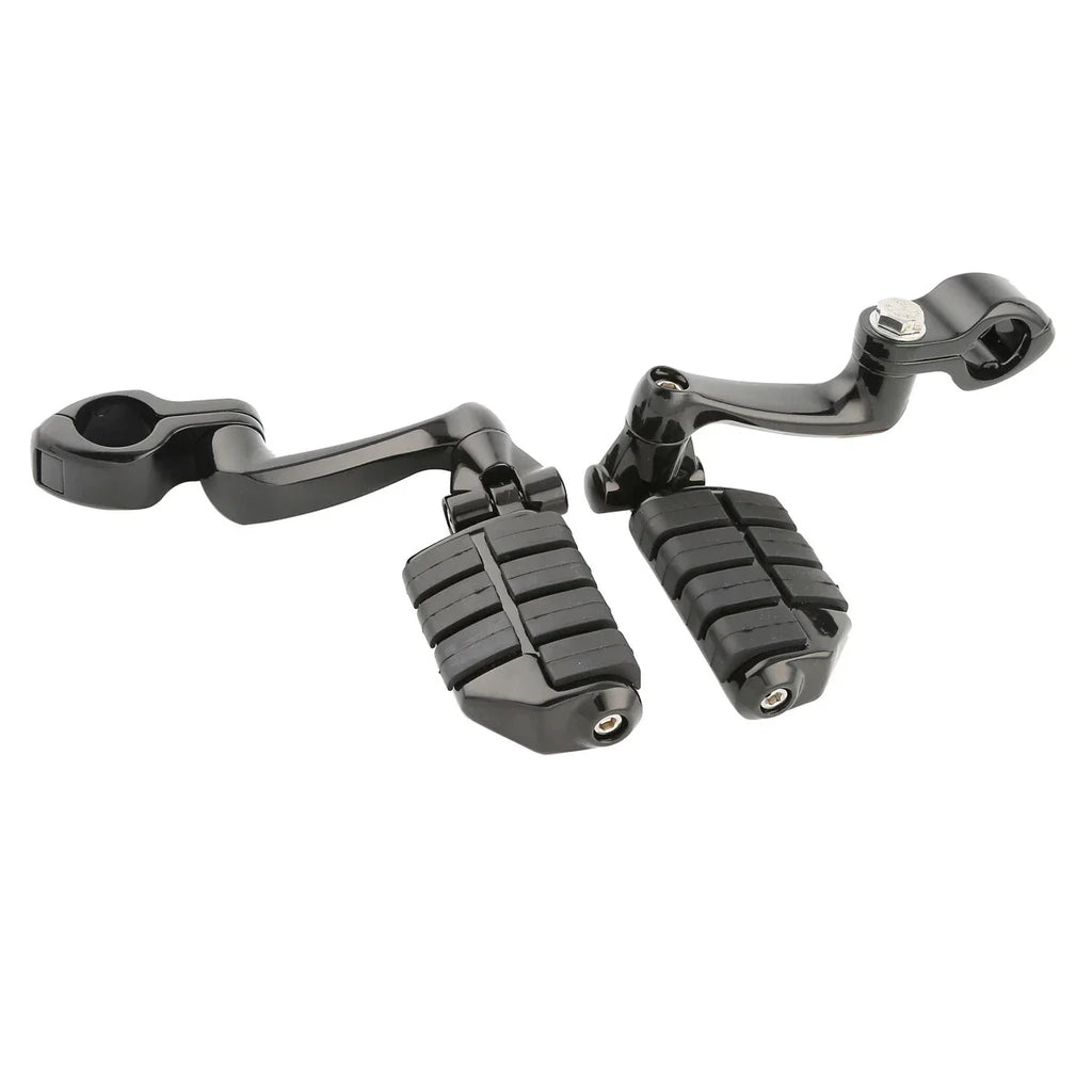 1 1/4" Engine Guard Adjustable Male Mount Highway Footpegs for Harley