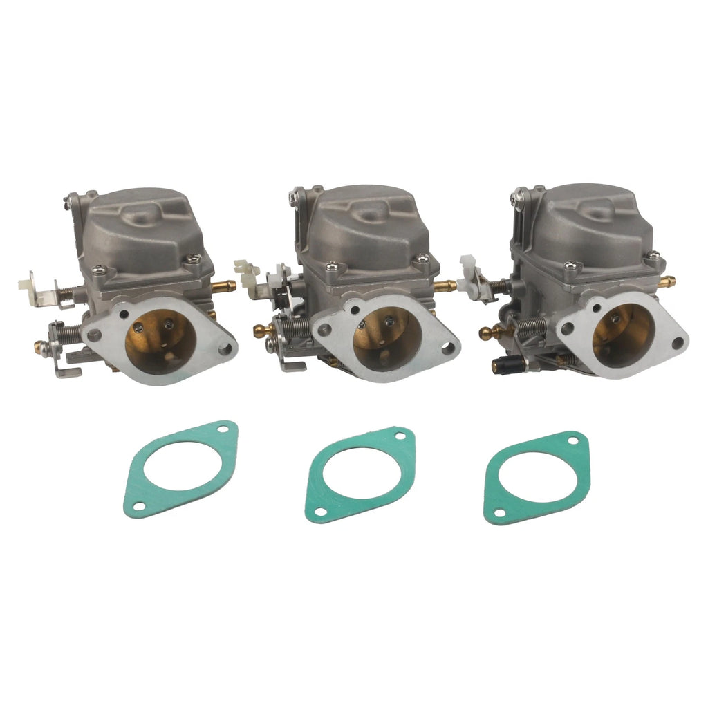 Carburetor Kit w/Gasket for Yamaha 2T 85-90HP Outboard (1985–1990) 688-14301 14302 14303