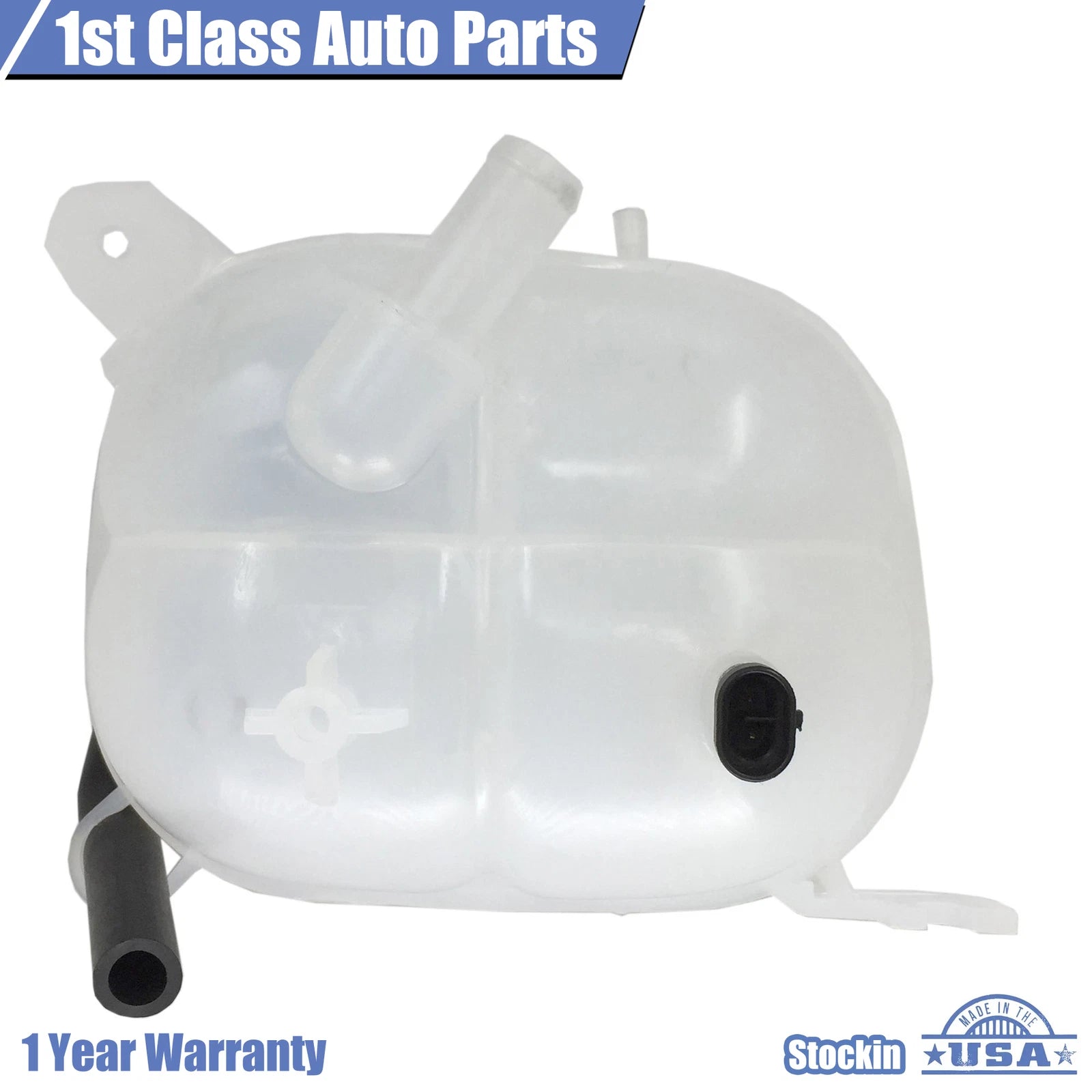Coolant Overflow Bottle Reservoir Tank with Cap for Saturn Pontiac (2003–2007)