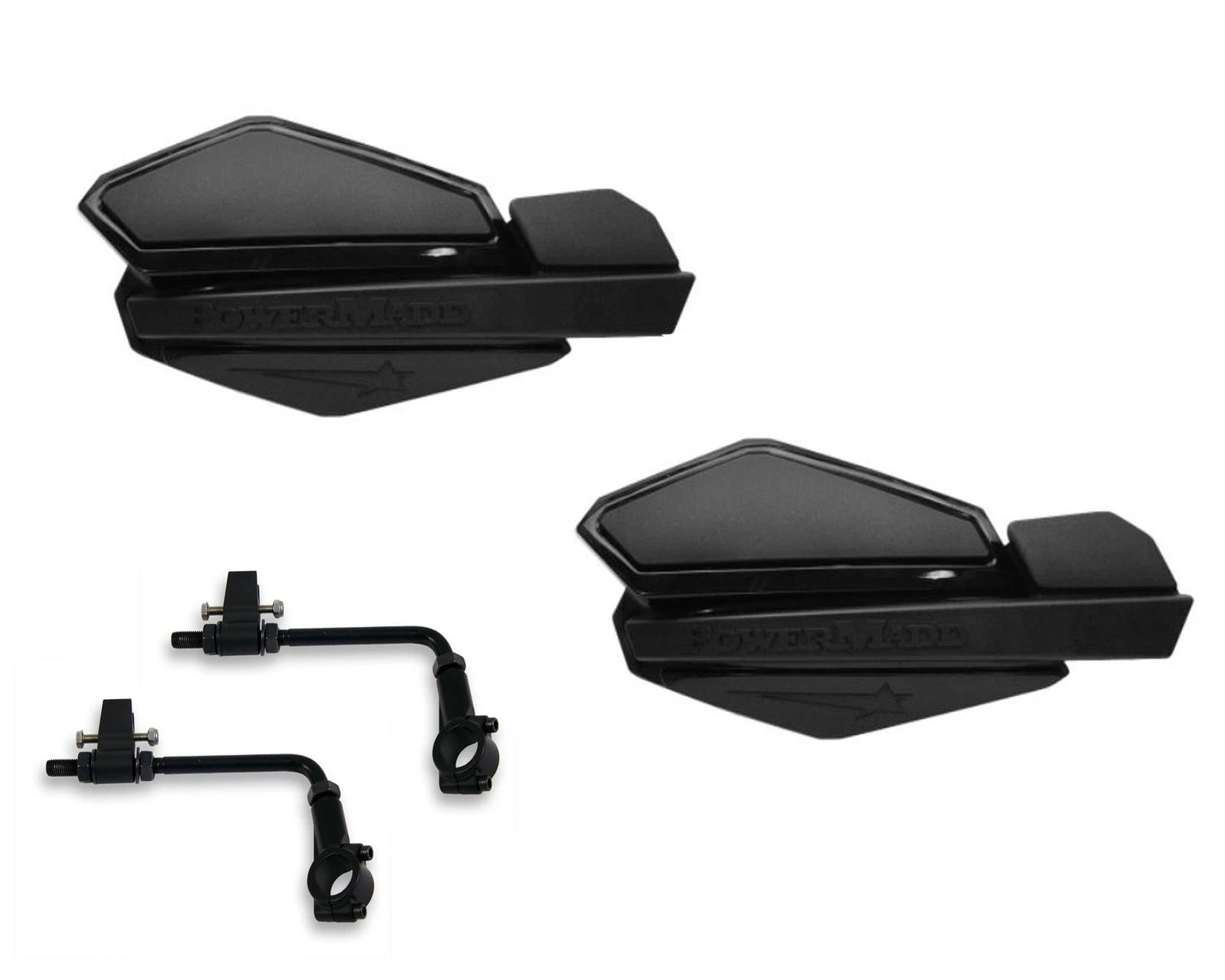 Powermadd Star Series Hand Guards for Sportsman Scrambler Hawkeye (2010–2023)
