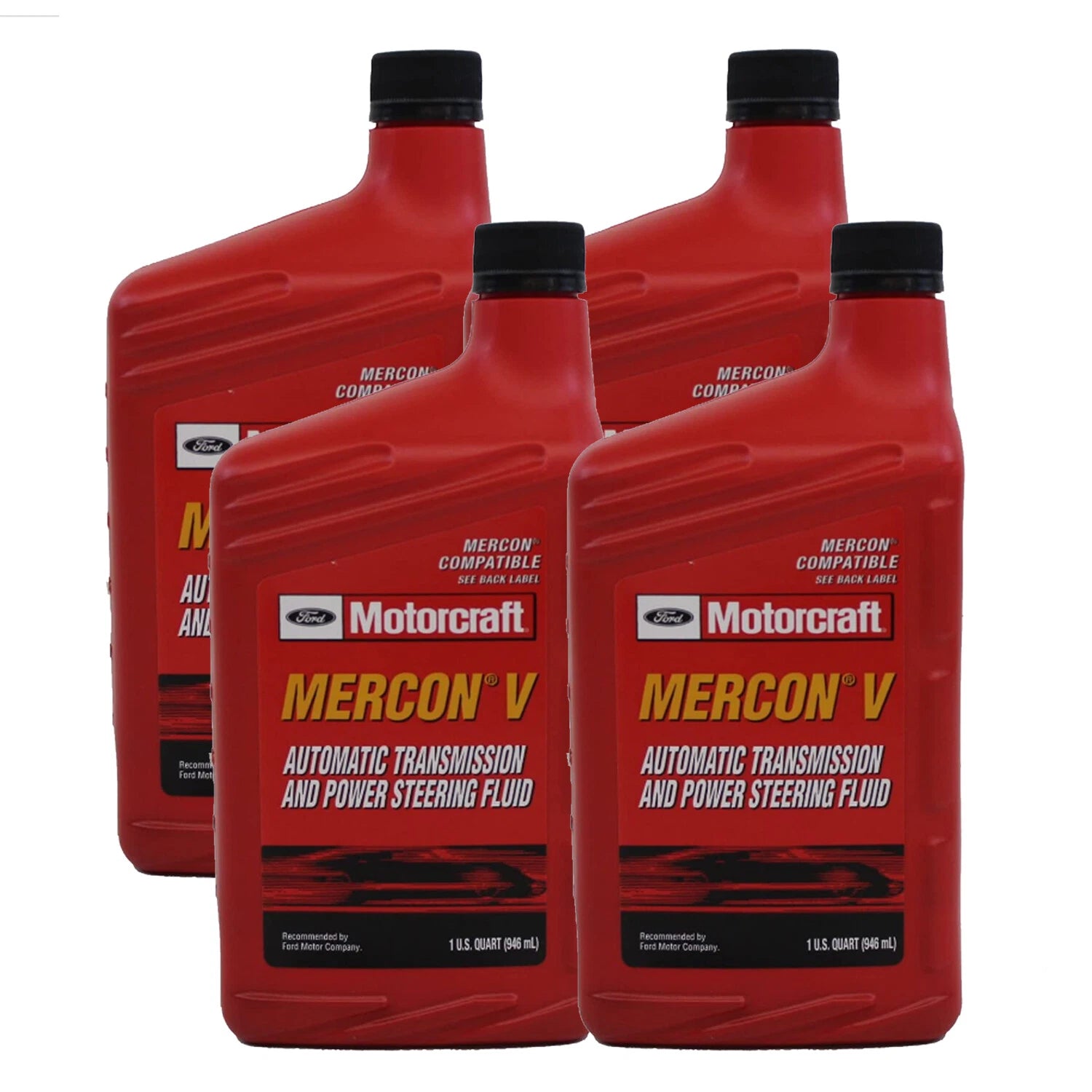 4 Quart Motorcraft ATF Mercon V Automatic Transmission Fluid for