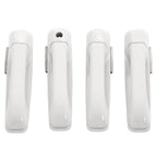 Set of 4 Exterior White Door Handles for Dodge Ram 1500 (2009–2024) / 3500 (2011–2025)