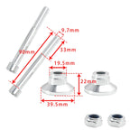 20mm Handlebar Riser Spacers for Ducati Desert X / Rally (2022–2024)