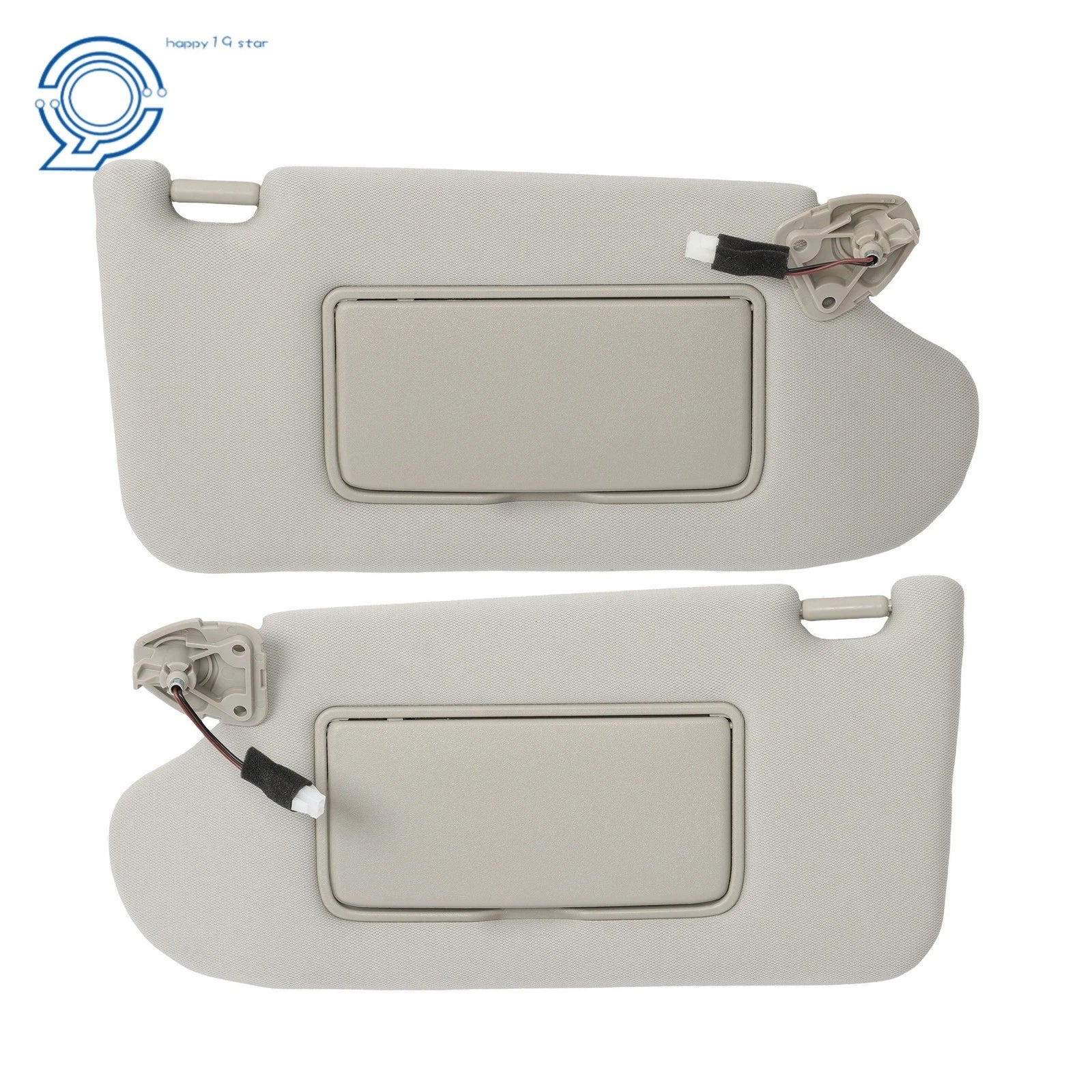 Set of 2 Lighted Sun Visors for Nissan Altima (2013-2018)