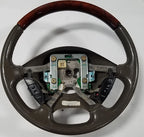Steering Wheel for Lincoln LS (2000–2002) Tan Wood Grain Switches XW4A-3F563-CHW