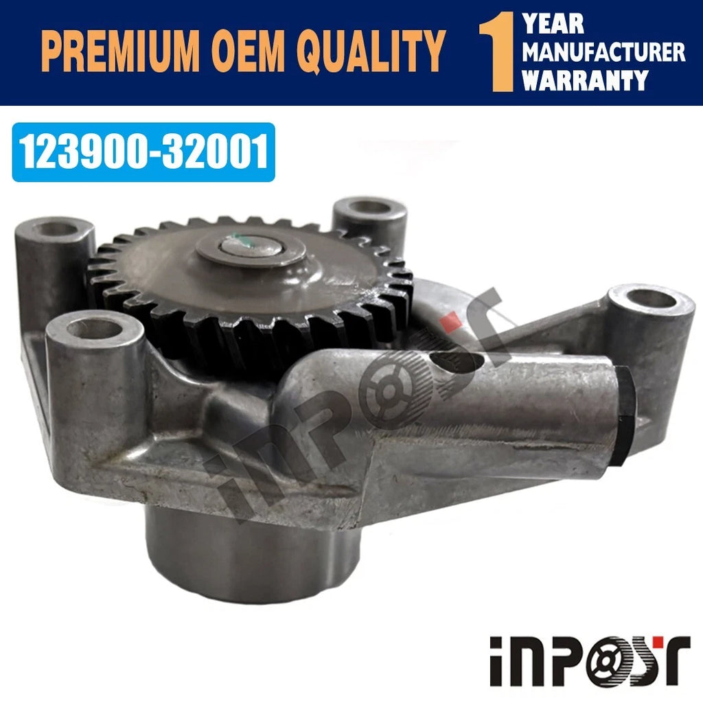 Oil Pump 123900-32001 for Komatsu Excavator 4D106T S4D106 Yanmar 4TNV106