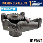 Oil Pump 123900-32001 for Komatsu Excavator 4D106T S4D106 Yanmar 4TNV106
