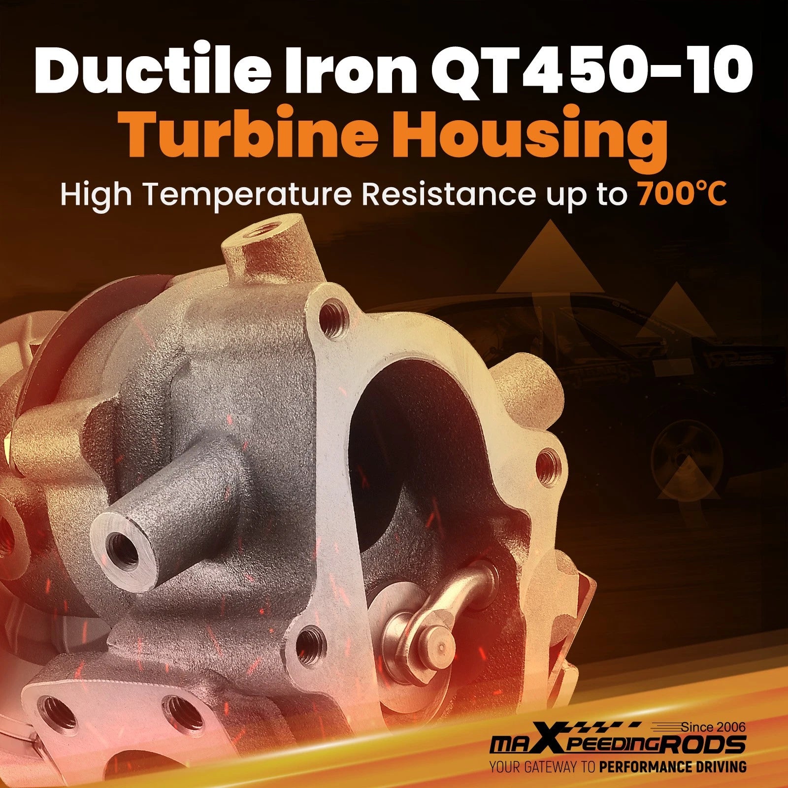 Turbocharger for KIA Sorento 2.5L D4CB (2000–2002)