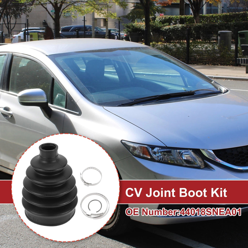 Outer CV Joint Boot Kit with Clamps for Honda Civic (2017–2021) No.44018SNEA01