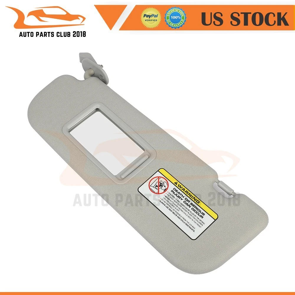 Sun Visor Driver Left Gray LH for Hyundai Elantra (2011–2015) 852103X000TX