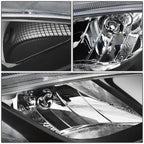 Headlight for Chrysler Pacifica Voyager (2017–2020) Black/Clear + Tool Box
