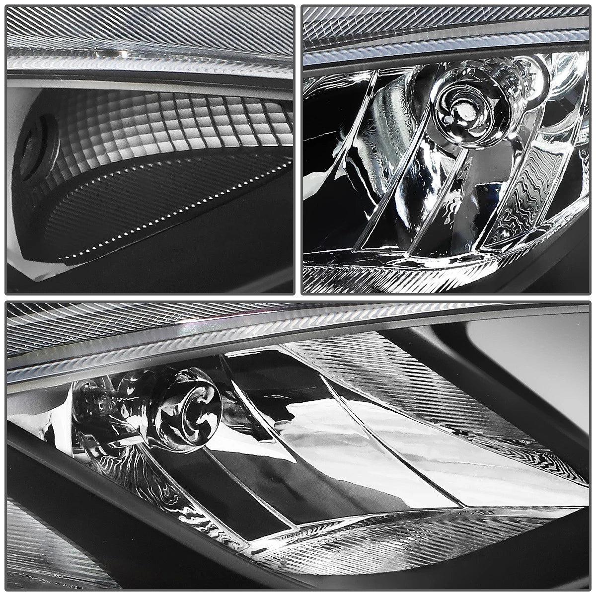 Headlight for Chrysler Pacifica Voyager (2017–2020) Black/Clear + Tool Box