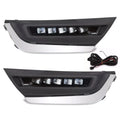 LED DRL Fog Lamp Lights w/Brackets for Honda CR-V (2017–2019)