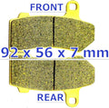 MC Brake Pads for Harley Road King FLHR FLHRC FLHRXS 2008–2022