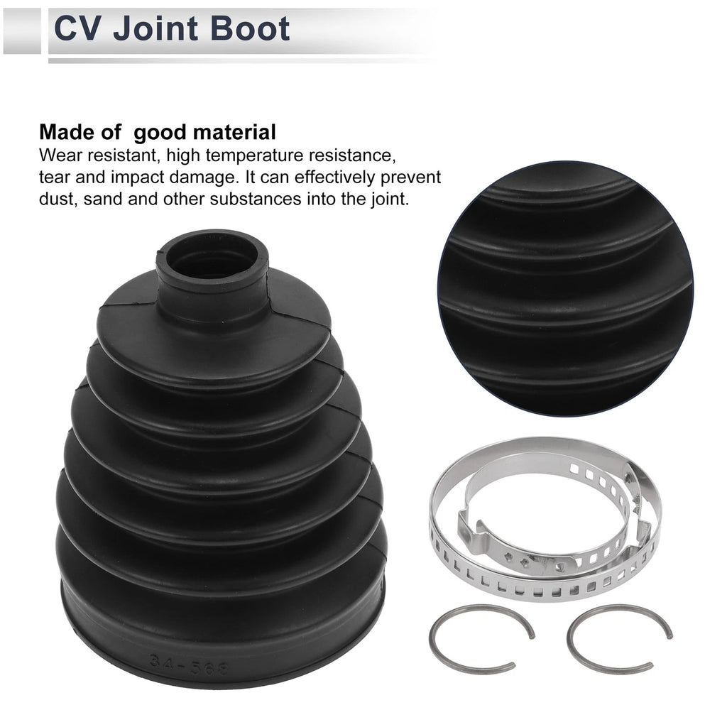 Outer CV Joint Boot Kit with Clamps for BMW 528i (2011–2016) 31607606091