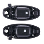 2 x Front Right & Left Outer Door Handle Black for Hyundai Santa Fe SM (2000–2005)