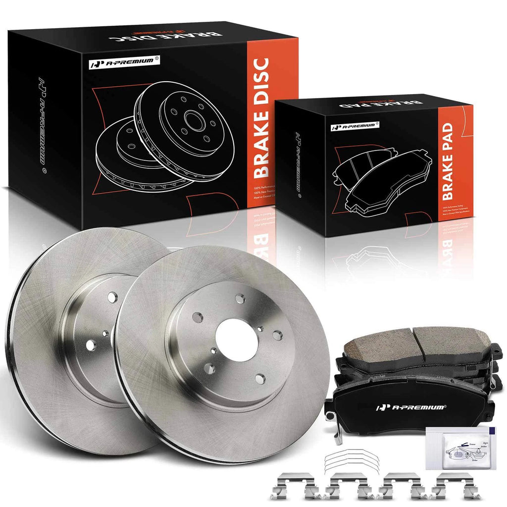 Front Disc Brake Rotors & Ceramic Pads for Subaru Legacy (2016–2019)