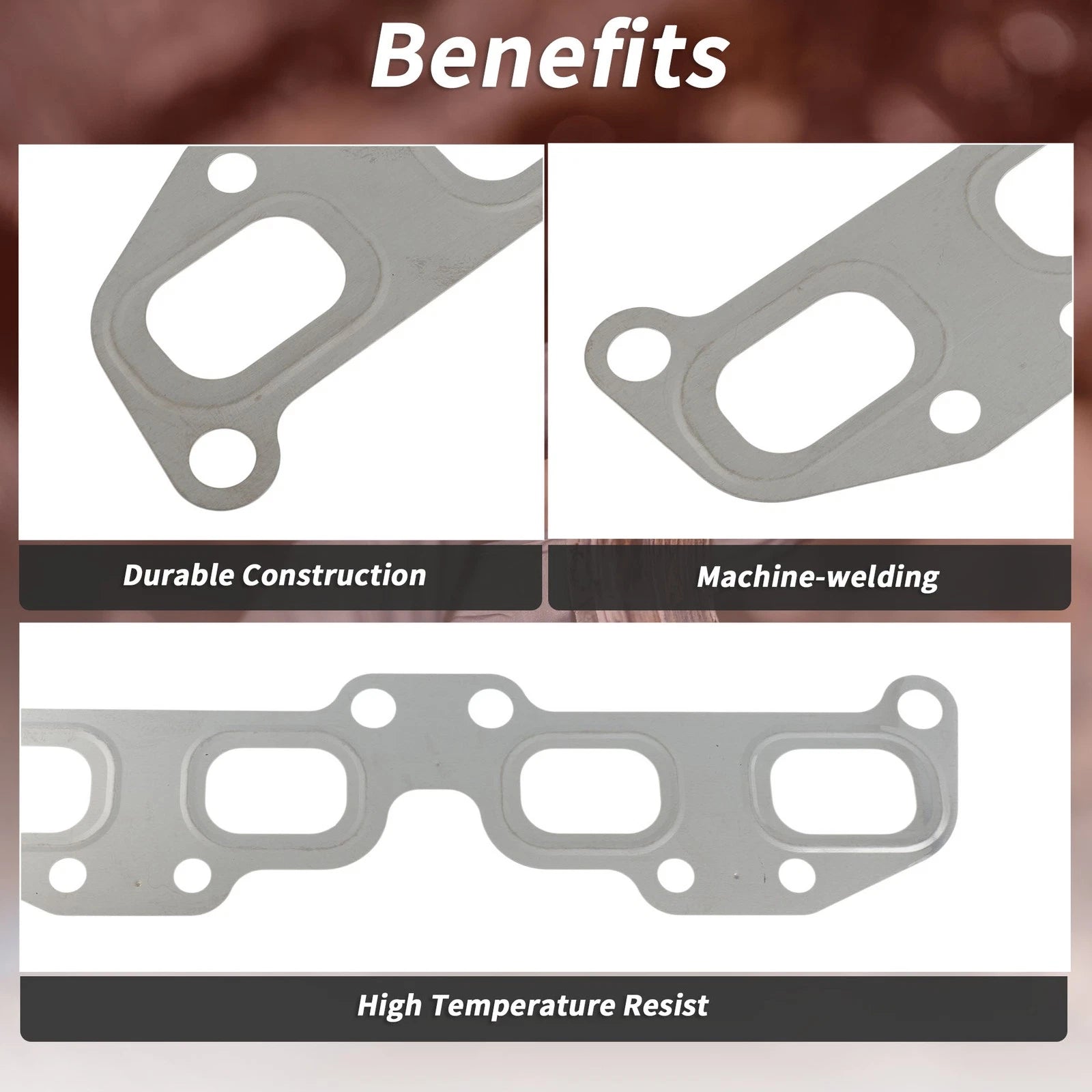 Exhaust Manifold Header Gasket for Nissan Altima 2.5L L4 (2002–2006) No. 140366N200