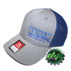 Dmax Duramax Truck Hat Richardson 110 Gray Denim Blue Mesh L/XL