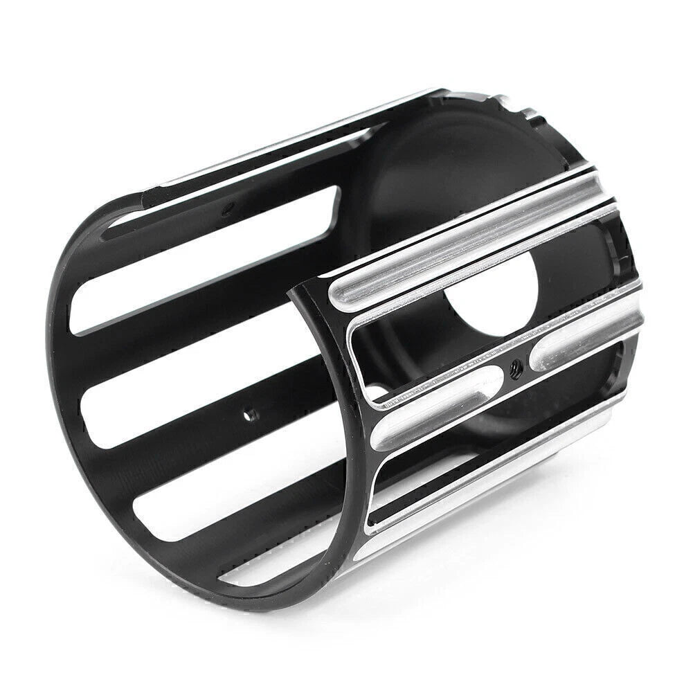 Black Aluminum Oil Filter Cover Cap Trim for Harley Twin Cam Dyna (2000–2017)