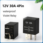 30A 4PIN Relay for 12V Vehicles (All Copper Coils)