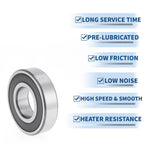 Deep Groove Ball Bearing P5 for Scooter Skateboard Wheel (50x110x27mm)