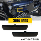 Smoked Front Bumper Side Marker Lights for Jeep Wrangler YJ (1987â1995)