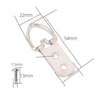 Metal Heart D Hook for Photo Hanging (Single, Double, Triple Hole)