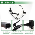 ABS Wheel Speed Sensor for Mazda 323 S (1998–2004) No.B25D4370XG